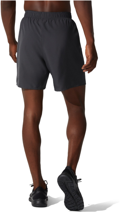 Кратки спортски панталони ASICS Core 2-N-1, за мажи, темно сиви