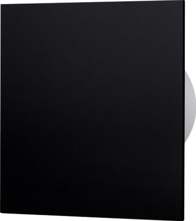 Panel plexiglass për ventilatorë dhe grila, montim universal, i zi