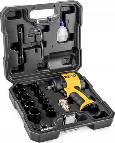 Çelës goditës me ajër JCB RP9515, 1/2", 1200Nm, i verdhë me të zi