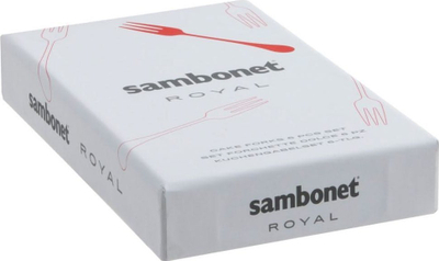 Set pirunash ëmbëlsire Sambonet Royal Inox, 6 copë, çelik inox, ngjyrë argjendi