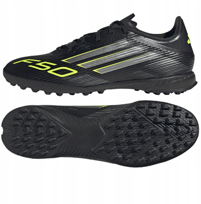 Këpucë futbolli Adidas F50 League TF M JH7725, turf, për meshkuj, të zeza