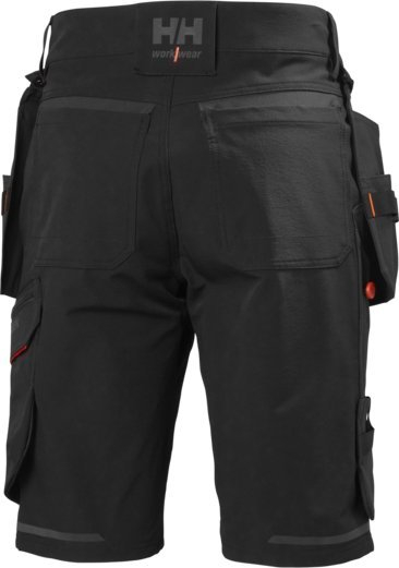 Pantallona të shkurtra pune Helly Hansen Kesnington, me xhepa t’varur, material elastik 4-way, të zeza