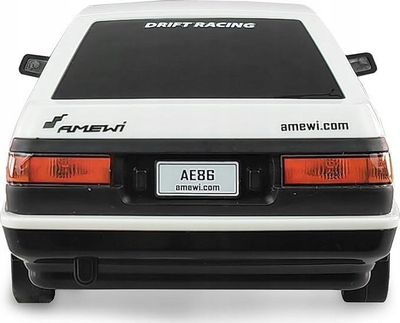 Makinë me telekomandë Amewi AE86 Sprinter, drift, 1:18, e bardhë
