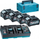 Set bateri dhe karikues Makita XGT 40V DC40RB, 4x4.0Ah Li ion, me valixhe Makpac