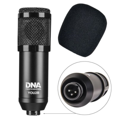 Set mikrofoni kondensator DNA YOU2B, kartë zani USB BT, i zi