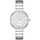 Orë goca G.Rossi 12120B 3C1, mekanizëm quartz, çelik inox, argjend