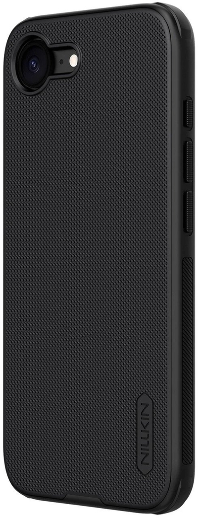 Mbulesë telefoni Nillkin Super Frosted PRO për iPhone 16e, mbrojtje kundër gërvishtjeve, dizajn i hollë, e zezë