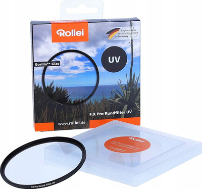 UV филтер Rollei Extremium, кружен, квалитетно стакло, неутрална боја