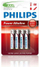 Батерии AAA Philips Power 1546, 1.5V алкални, сет од 4 парчиња