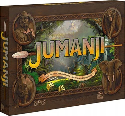 Lojë tavoline Spin Master Jumanji 6062309, familjare bashkëpunuese, 2-4 lojtarë, shumëngjyrëshe