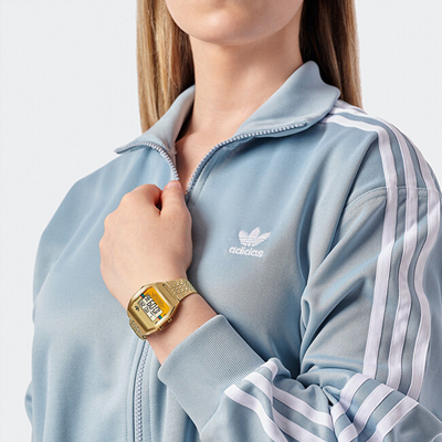 Orë digjitale Adidas Originals Street Digital AOST23555, e artë