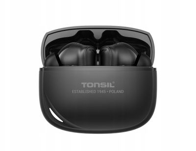 Bluetooth слушалки Tonsil TW50BT, безжични, црни