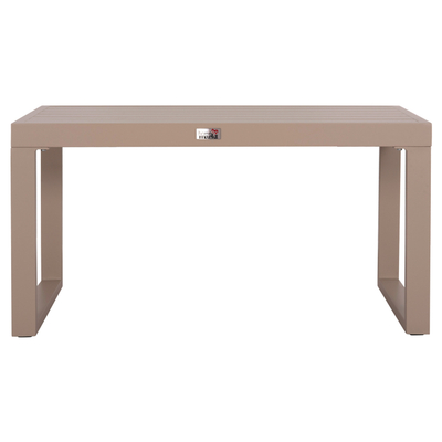 Tavolinë anësore kopshti Bizzotto Sentry HM6275.04, alumin, 87×43.5×45 cm, cappuccino