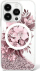Mbrojtëse telefoni Guess GUHMP16SLFMWTP për iPhone 16 6.1", MagSafe, rozë me shkëlqim