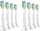 Set koka për furçë dhëmbësh Philips Sonicare W2 Optimal White, 8 copë, të bardha