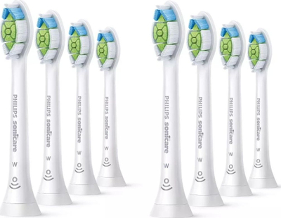 Set koka për furçë dhëmbësh Philips Sonicare W2 Optimal White, 8 copë, të bardha