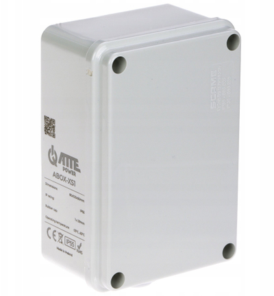 Kuti montimi ATTE ABOX XS1, IP55, 125x85x55mm, gri e hapur