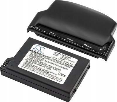 Bateri rikarikueshme Cameron Sino PSP S110, Li Polymer, për Sony PSP 2000 3000, me ngjyrë të zezë