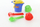 Set lodrash plazhi Polesie Bucket No. 222, me kovë dhe forma rëre, shumëngjyrësh