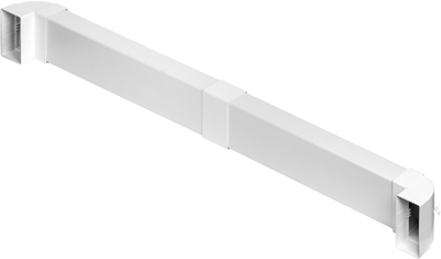 Kanal kabllosh TV flush-mounted, 100 cm, i bardhë