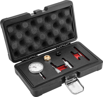 Set treguesi ndezjeje NEO Tools për motorçikleta, me adaptera 10 mm edhe 14 mm, në kuti plastike të zezë