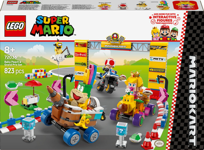 Set lodër Mario Kart Baby Peach Grand Prix, koleksion, shumëngjyrësh