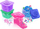Set slime për kalamaj Canal Toys Crazy Sensations, 4 kuti, shumëngjyrëshe