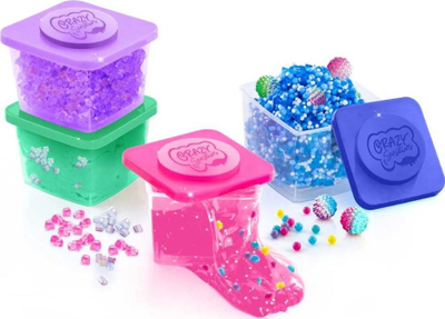 Set slime për kalamaj Canal Toys Crazy Sensations, 4 kuti, shumëngjyrëshe