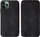 Këllëf flip për Samsung Galaxy S21 Ultra, lëkurë ekologjike, me mbyllje magnet, ngjyrë e zezë