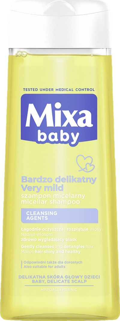 Shampo për fëmijë Mixa Baby Micellar, për flokë delikatë, 300ml