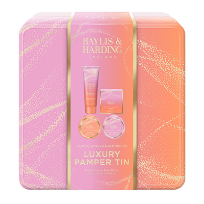 Set Baylis & Harding Jojoba, Vanilla & Almond Oil, 4 elemente