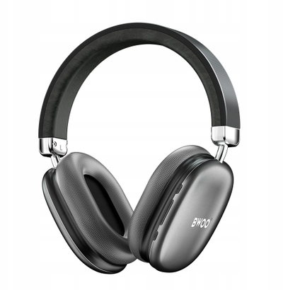 Kufje wireless Bwoo BW-585, Bluetooth 5.3, gaming, gri