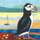 Kartolinë katrore Crafted Puffin, me zarf, shumëngjyrëshe