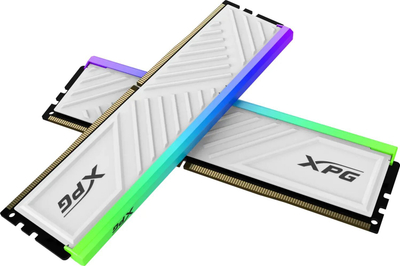 RAM ADATA XPG Spectrix D35G, 32GB DDR4 3200MHz, Dual Kit, RGB, e bardhë