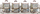 Set enësh për erëza Maestro MR20005-04CS, 4 copë, qeramike, me raft metalik