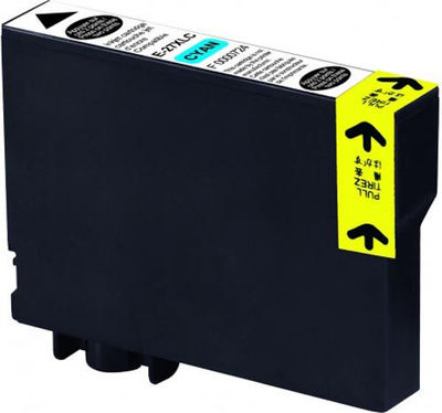 Kartrix boje UPrint 27XL E-27XLC, që zëvendëson Epson C13T27124010, cian