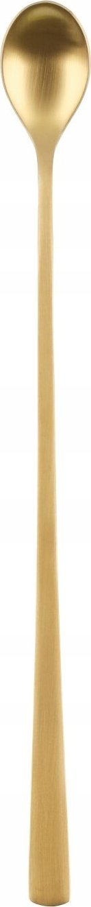 Set lugë smoothie prej çeliku inoks, 26 cm, 4 copë, ngjyrë ari
