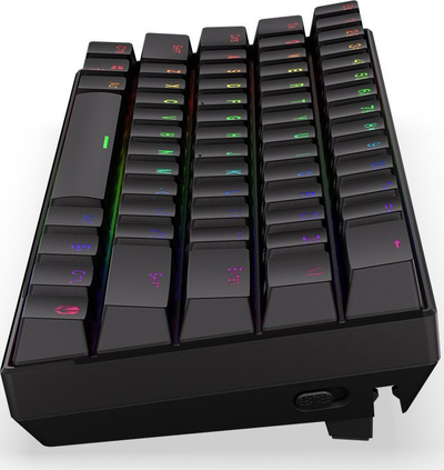 Tastierë gaming Endorfy Thock Compact Wireless Red, mekanike, RGB, US layout, e zezë