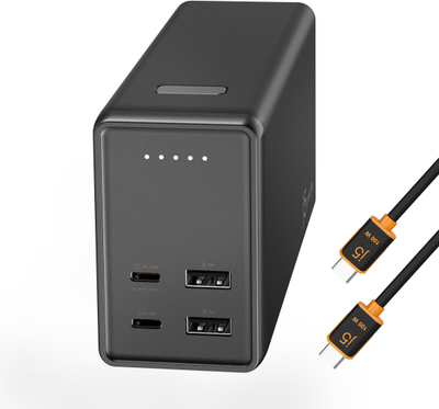 Power bank J5create JPB264100, 26800mAh, PD 100W me 4 porta, i zi