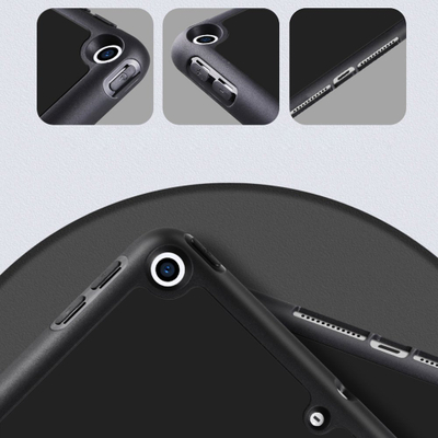 Kopertinë folio DENVER për iPad Air 2, me wake sleep, qoshe të forcuara, ngjyrë e zezë