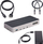 Docking station StarTech.com 116E USBC DOCK, USB C, 3 monitorë 4K HDMI DP, PD 100W, i zi