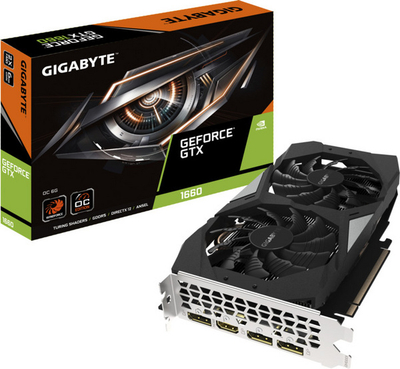 Kartë grafike Gigabyte NVIDIA GeForce GTX 1660 6 GB GDDR5