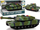 Lodër tank ushtarak Lean Sport Military Tank, shkalla 1:32, me drita dhe zëra, kamuflazh