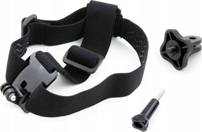 Mbajtëse koke Xrec Head Mount, për kamera sportive, univerzale, e zezë