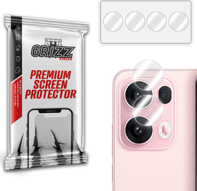 Заштитно стакло за камера 2-Pack за Oppo Reno13 Pro, хибридно, со висока транспарентност