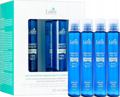 Trajtim flokësh Lador Perfect Hair Fill-Up, 10x13ml, për flokë të dëmtuar