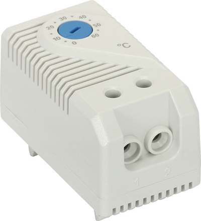 Termostat për ventilatorë KTS-011, 0-60°C, 250V 10A, gri