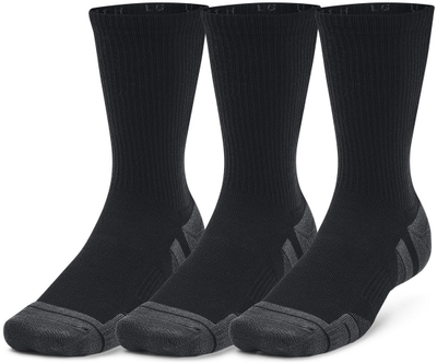 Çorape Under Armour 1379512-001, set 3 palë, të zeza