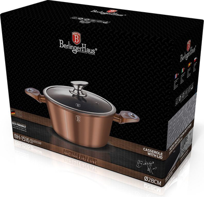 Tenxhere Berlinger Haus Metallic, 28 cm, e kaftë