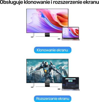 Transmetues HDMI pa tela Unitek V1184A01, deri 50 m, Full HD, i zi